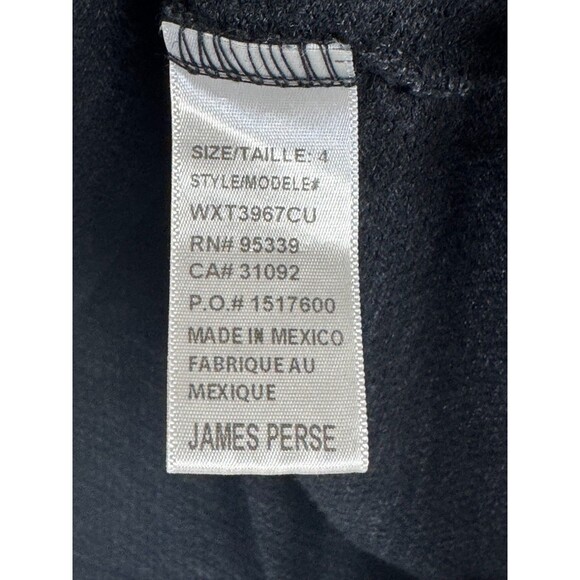 James Perse Top Womens 4 Large Charcoal Gray Lightweight Knit Elevated Basic - Picture 11 of 13